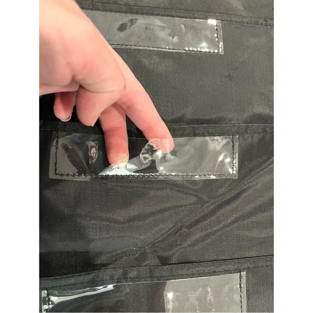 Black Hanging 30-Pocket File Pocket Chart Teacher Classroom